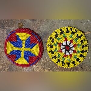 3” hand made rosettes vintage